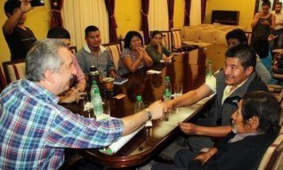 Passalacqua recibi� a comunidad mby� en el marco de la semana de los pueblos ind�genas