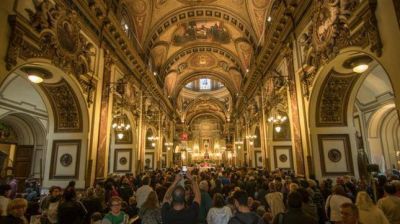 Una multitud celebr� el d�a de San Expedito, el patrono de las causas justas y urgentes