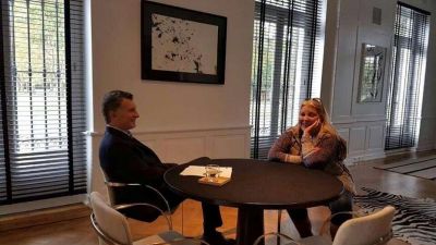 Mauricio Macri recibi� a Elisa Carri� en Olivos: 