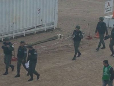 Gendarmer�a intent� desalojar el bloqueo de ATE en zona petrolera