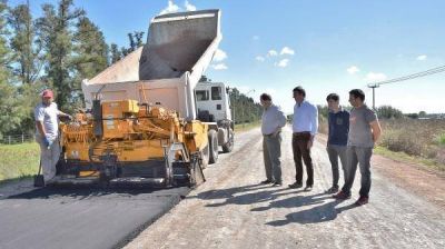 Pavimentaci�n de Dr. Mu�iz en Pueblo Nuevo