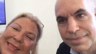 La foto de Horacio y Lilita: juntos para enfrentar a Lousteau