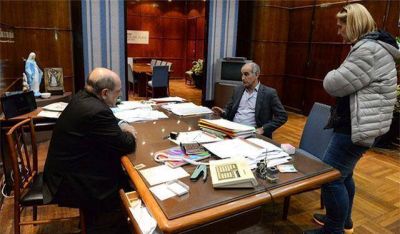 Arroyo y Baragiola con el vicegobernador: �Una foto pensando en las legislativas?