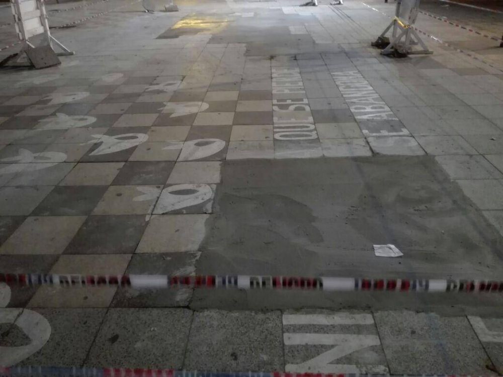[#YLosPauelos?] Santoro: Queremos saber por qu cubrieron de cemento la plaza
