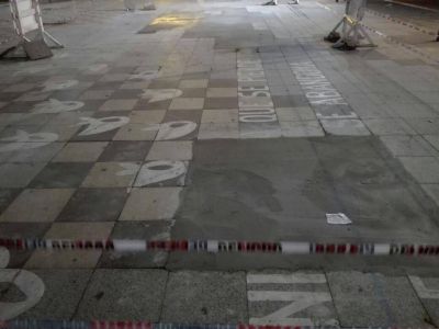 [#YLosPa�uelos?] Santoro: �Queremos saber por qu� cubrieron de cemento la plaza�