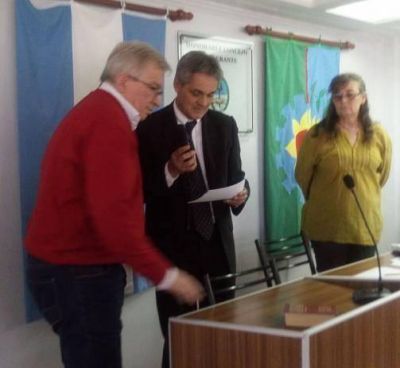 Ricardo Belos asumi� como Presidente del Concejo en Ramallo