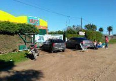 Protesta del Sindicato de Qu�micos en Productos Mary