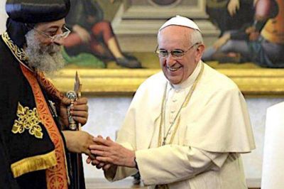 Francisco a Tawadros II: �Los cristianos debemos dar testimonio juntos�