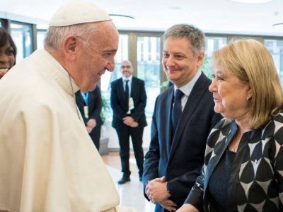 El Papa recibió a la canciller argentina Susana Malcorra