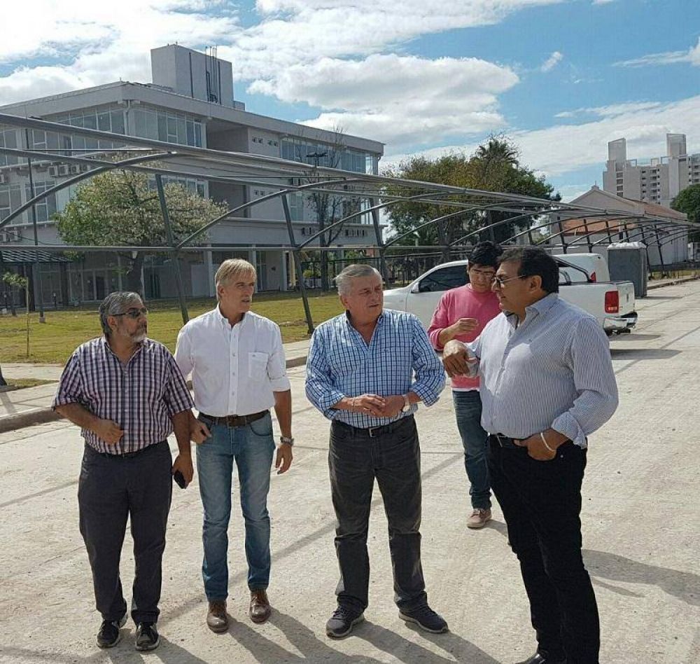 El Intendente visit la obra del nuevo edificio del HCD de la Capital