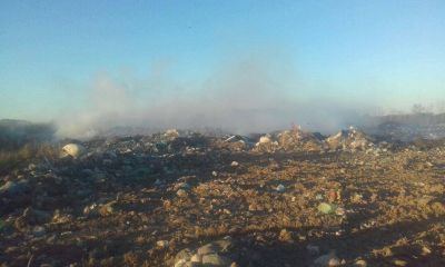 Otra vez fuego y humo en el Basural Municipal