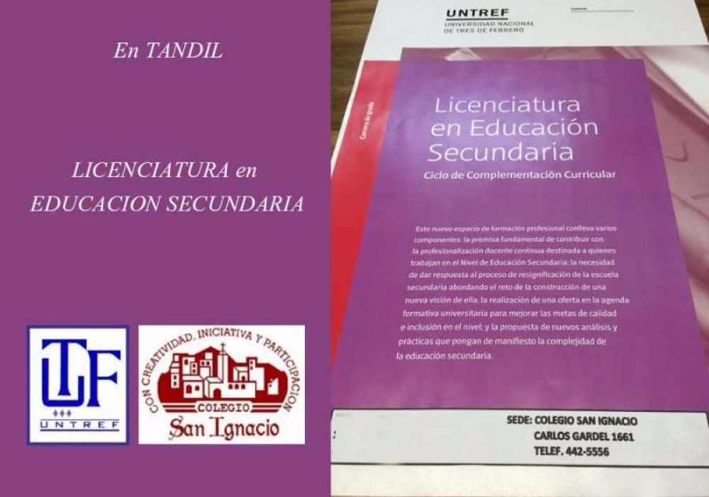 En Tandil, la Universidad de Tres de Febrero implementa nueva carrera: Licenciatura en Educación Secundaria