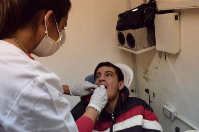 Operativo de salud en el Barrio Central Argentino
