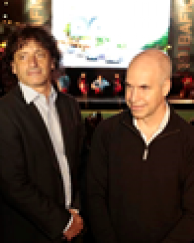 LARRETA PARTICIP� DEL BAFICI EN LA CALLE