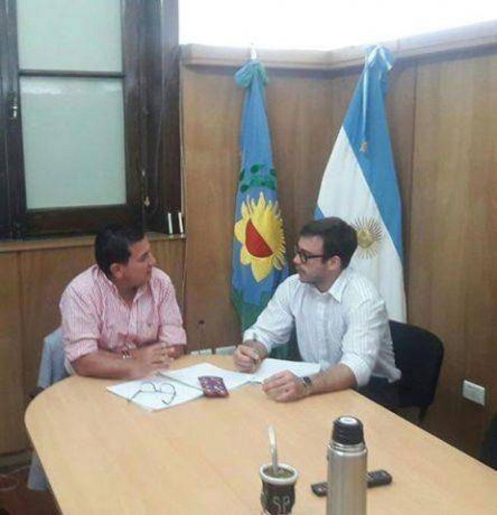 Pacheco, intendente de Pellegrini, realiz gestiones para fortalecer Infraestructura y crear un Jardn Maternal