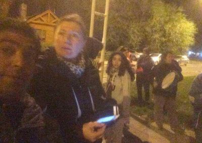 Caceroleros escrachan a Cristina Fern�ndez en su casa de El Calafate
