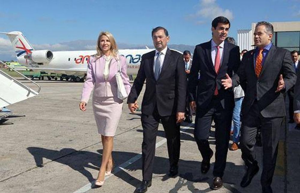 Se inauguró la ruta aérea Paraguay-Salta-Iquique