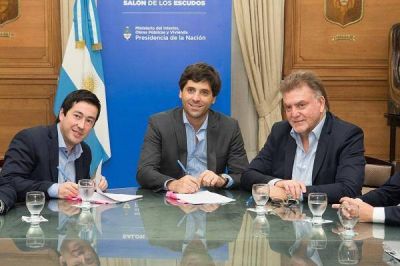 Obras de infraestructura y mejoramiento del h�bitat para Malvinas Argentinas