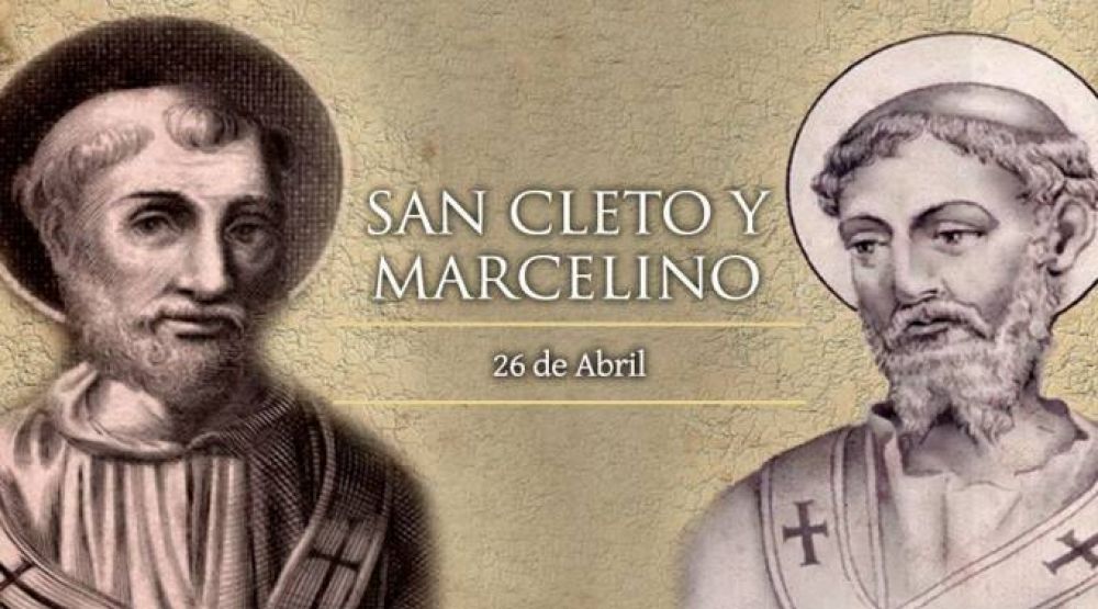Hoy se conmemora a San Anacleto y San Marcelino, Papas