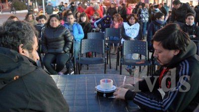 Marcha de estatales en Caleta: 