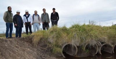 Intendente de Saladillo recorri� obras en el Canal 17 y Vaccarini