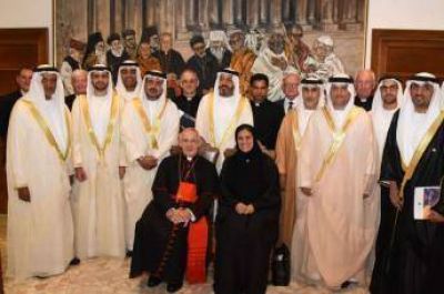 El Papa se reuni� con una delegaci�n de Emiratos �rabes en el Vaticano