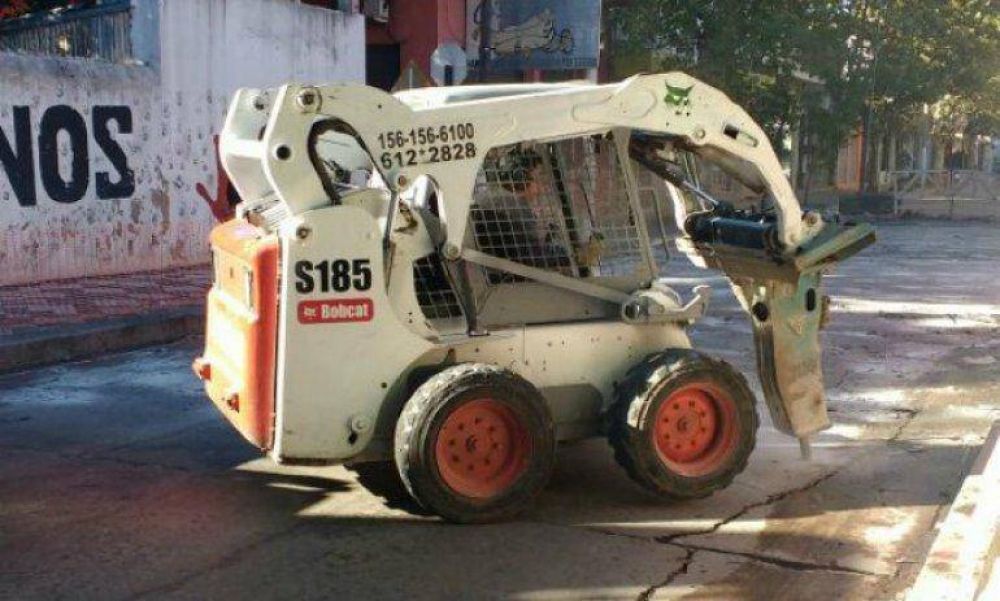 Por obras de repavimentacin, permanecer cerrada otra calle del centro de Pilar