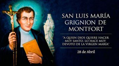 Hoy es la fiesta de San Luis Mar�a Grignion de Montfort, el �esclavo de Mar�a�