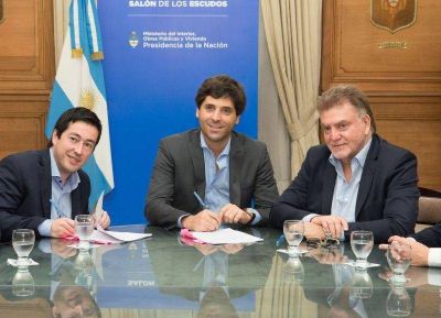 Nardini firm� con Naci�n convenio por obras para dos barrios de Tortuguitas