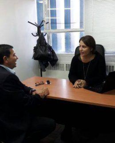 El intendente de Pellegrini preocupado por la situaci�n h�drica del distrito se reuni� con autoridades provinciales y Monz�