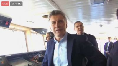 El Presidente visit� el Ir�zar y lo sorprendieron con un grito: 