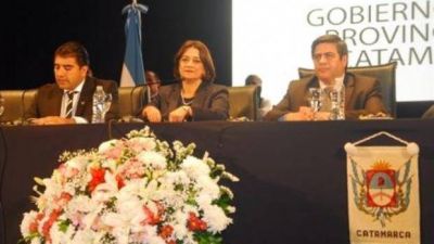Corpacci plante� un discurso con fuerte contenido pol�tico