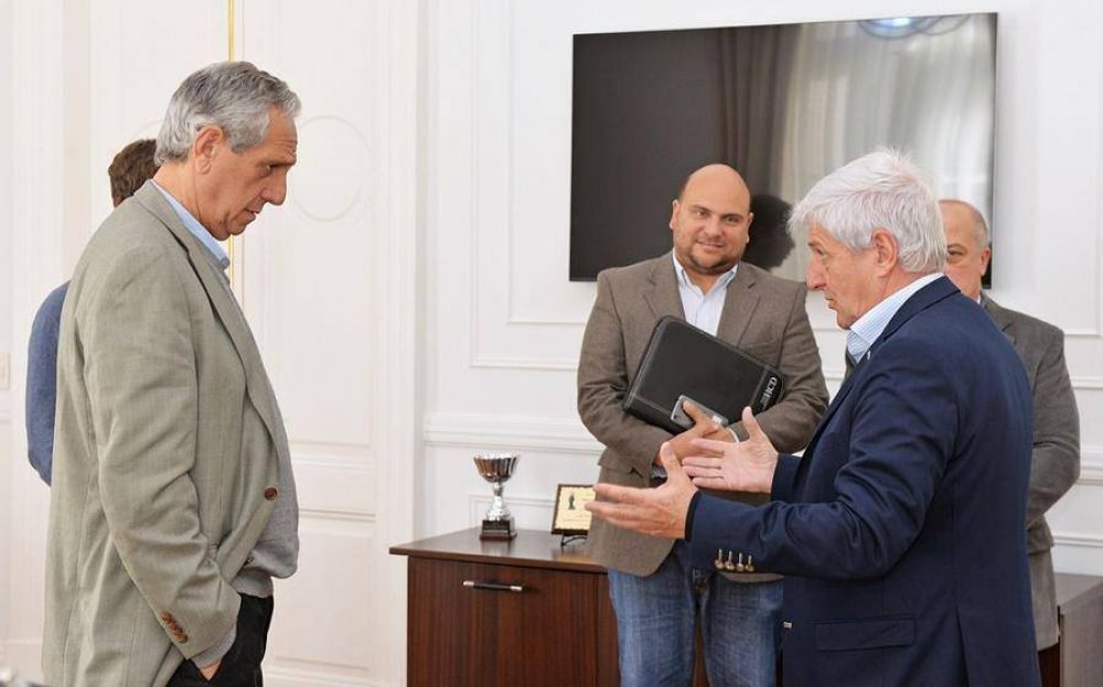 Andreotti recibi� a Su�rez Lastra, Secretario Ejecutivo de la Comisi�n Consultiva del �rea Metropolitana