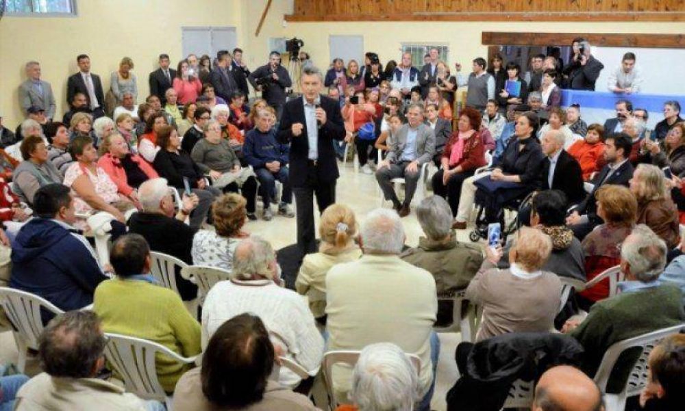 El inc�modo momento de Macri en Pilar: 