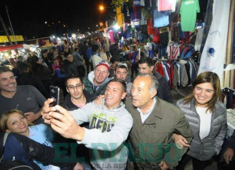Adolfo Rodr�guez Sa� visit� el Cristo de la Quebrada