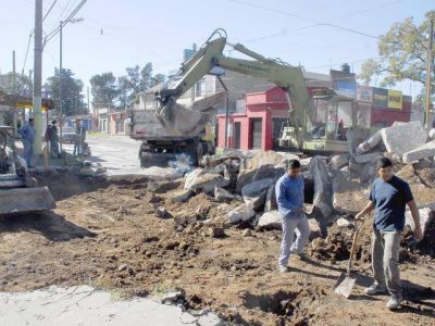 Inici� bacheo en La Florida