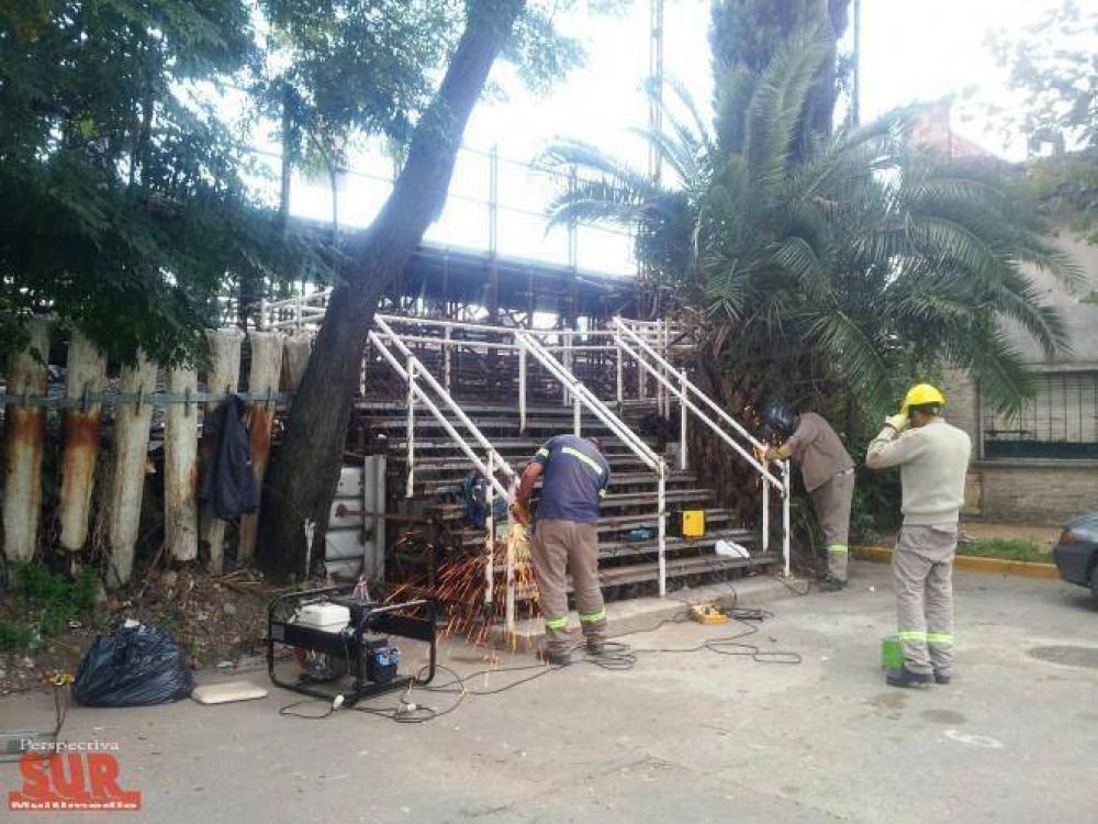 Inaugurar�n un nuevo acceso al and�n provisorio de la estaci�n de Quilmes