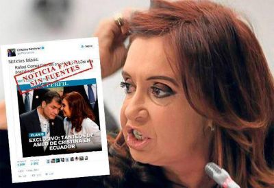 Cristina le respondi� a Perfil y neg� que busque asilo en Ecuador