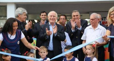 Lifschitz inaugur� el nuevo edificio del Jard�n de Infantes de San Javier