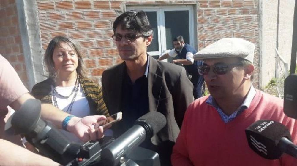 Salom�n visit� obra preliminar de lo que ser� el desag�e pluvial y cord�n cuneta en el barrio 31 de Julio