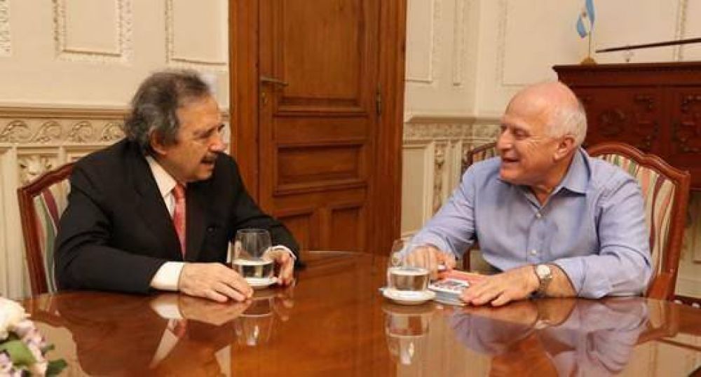 El gobernador se reuni� con el diputado Ricardo Alfons�n