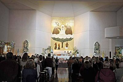 Inauguran mosaico en Nuestra Se�ora de F�tima