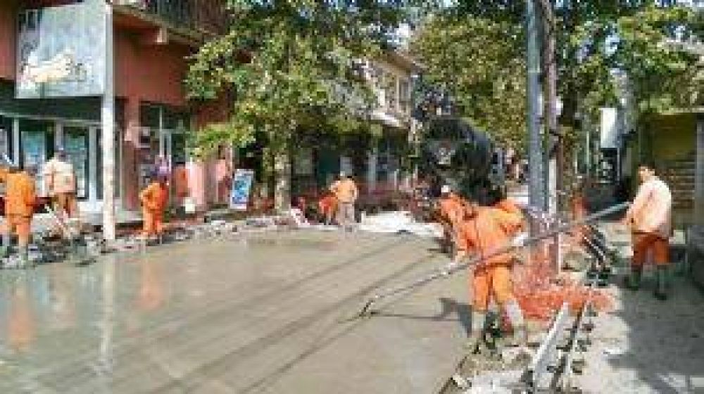Siguen las obras de repavimentaci�n