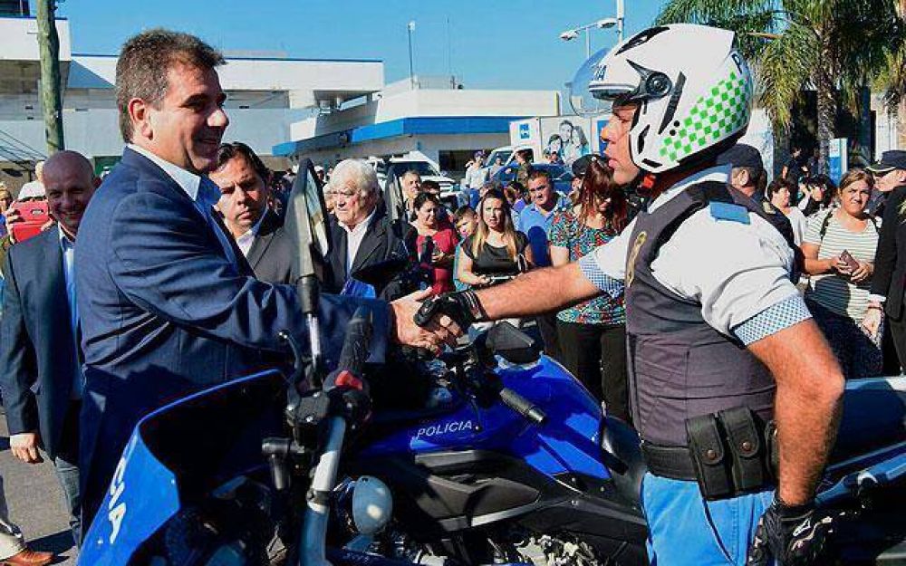 Ritondo visit� Lomas e inaugur� un destacamento de la Polic�a Local