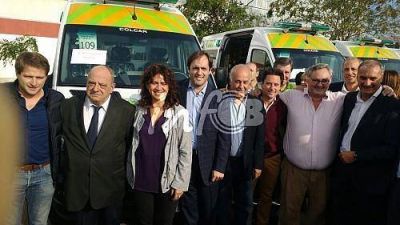 Blanco celebr� la llegada del SAME a Mar del Plata y otros distritos de la regi�n