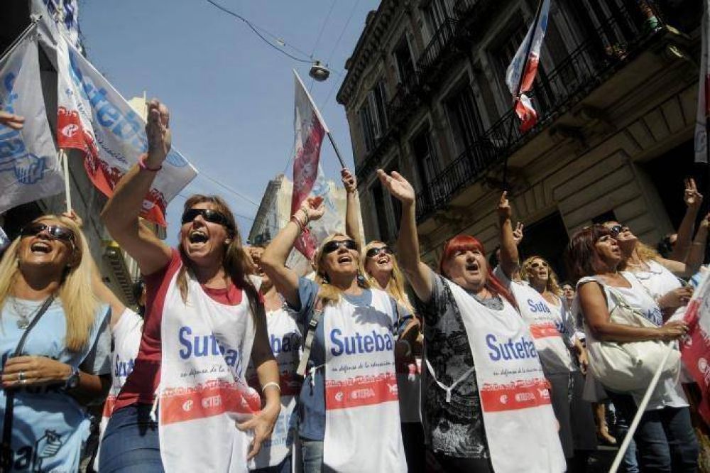 SUTEBA advirti� con realizar paro si el �gobierno no cumple� con la resoluci�n de los reclamos