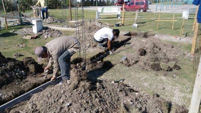 Obra de ampliaci�n en el F�tima Cat�n