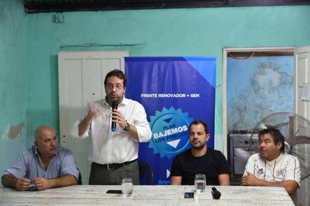 Marco Lavagna estuvo en San Nicol�s y explic� el proyecto de ley �Bajemos los precios�