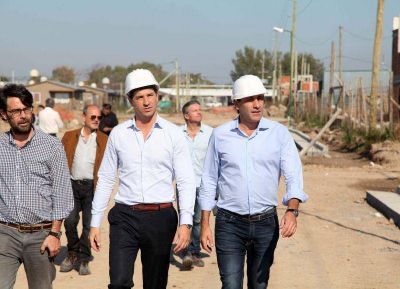 Avanzan obras de urbanizaci�n que beneficiar�n a m�s de 440 familias en La Plata