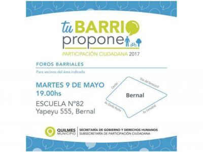 Tu Barrio Propone se har� en Bernal